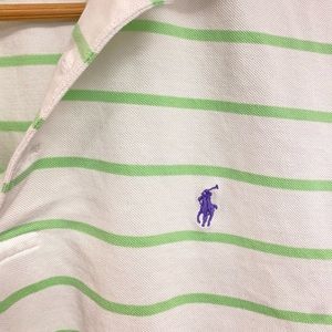 Mens polo medium shirt stripes